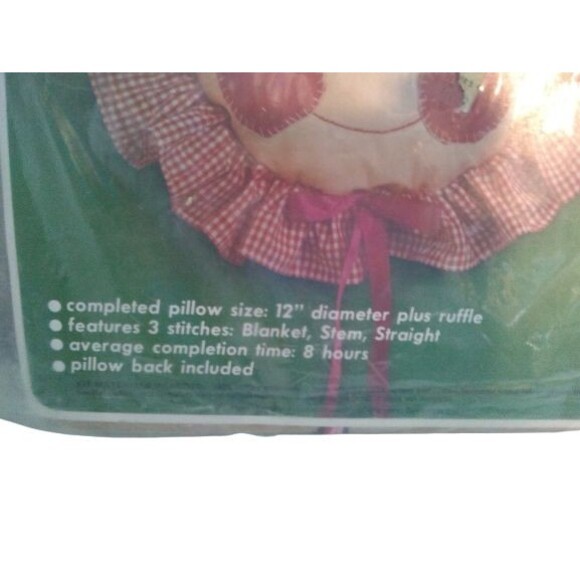 Hazel's Needlework Kaboodles Mrs Santa Applique Embroidery Pillow Kit Vintage - Picture 2 of 4